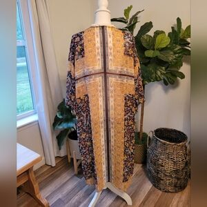 KORI AMERICA WOMENS KIMONO DUSTER CARDIGAN (SIZE MEDIUM/LARGE)